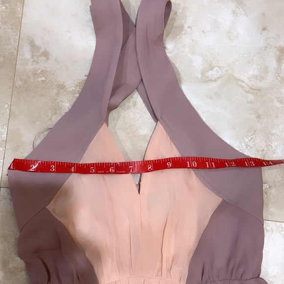 Blush & Lavendar Breathtaking Detailed Maxi Dress - Picture 6 of 13